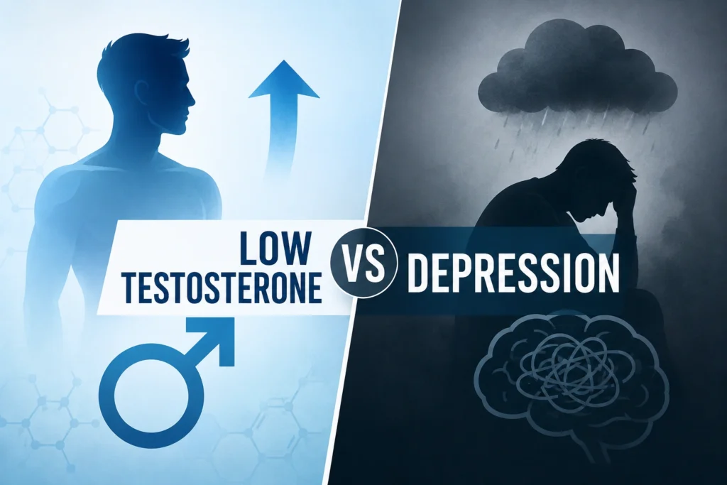 Low Testosterone vs Depression